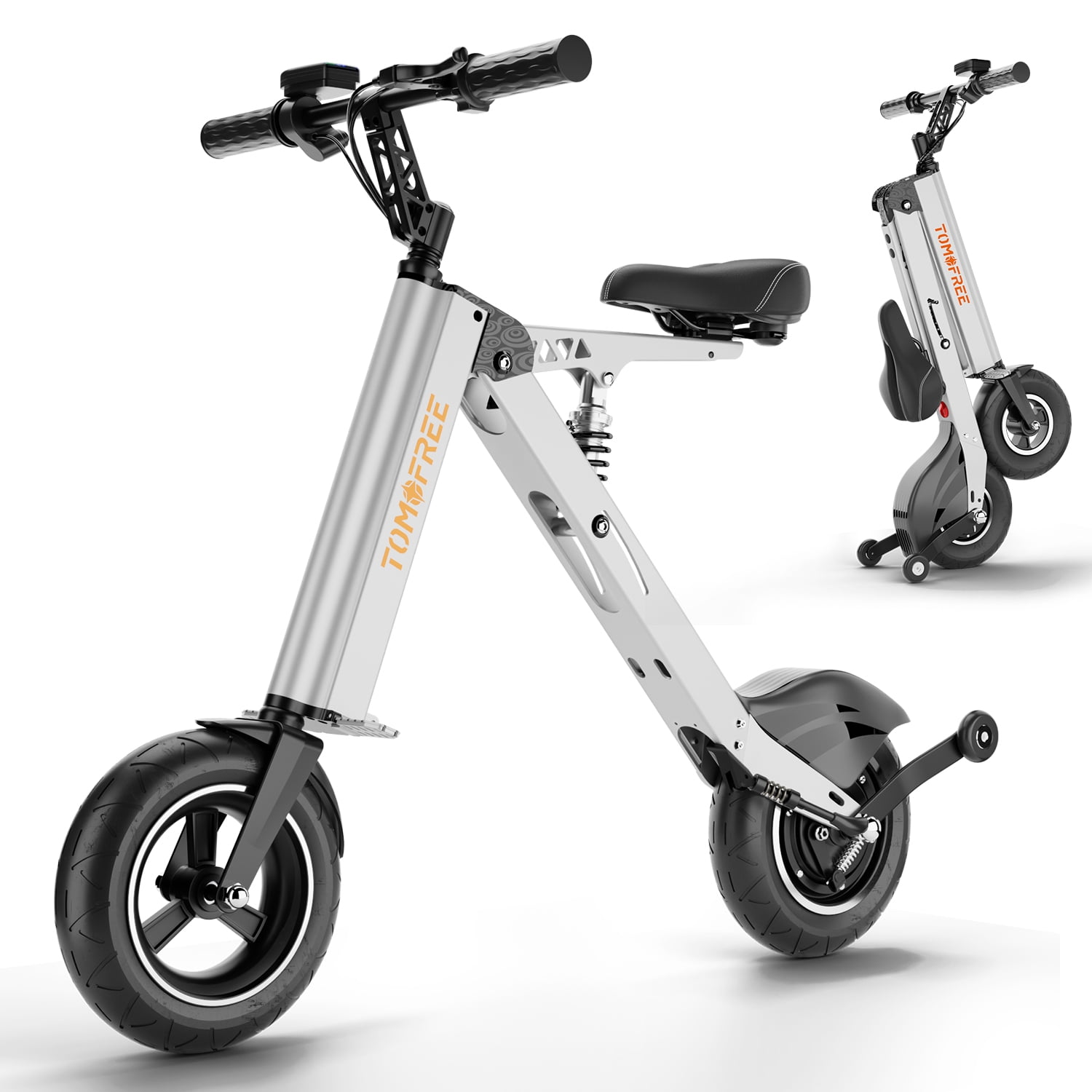 Tomofree 2 Wheel Electric Scooter for Adults, Lightweight Foldable Electric Mobility with Seat