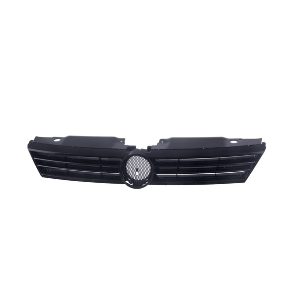Tomoka Replacement Parts Front Grille Grill Assembly With Black Shell Molding With Dark Gray Insert Compatible With Volkswagen Jetta 2011 2012 2013 2014
