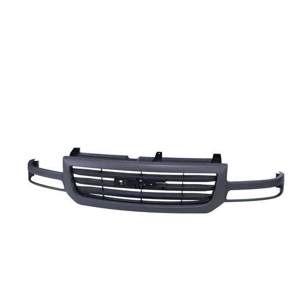 Tomoka Replacement Parts Front Grille Grill Assembly Dark Gray Compatible With GMC Sierra 1500 2003-2006 Sierra 2500 2003-2004 Sierra 1500 Classic 2007 Pickup Truck