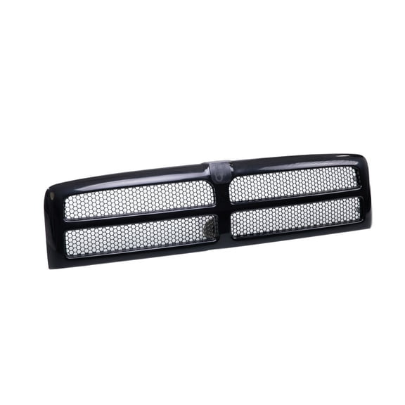 Tomoka Replacement Parts Front Grille Grill Assembly With Black Shell Frame With Black Honeycomb Insert Compatible With Dodge Ram 1500 1994-2001 Ram 2500 3500 1994-2002 Pickup Truck