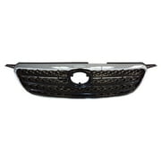 Tomoka Replacement Parts Front Grille Grill Assembly With Chrome Shell Molding With Gray Insert Compatible With Toyota Corolla 2005 2006 2007 2008
