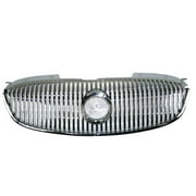 Tomoka Replacement Parts Front Grille Grill Assembly With Chrome Shell With Chromed Insert Compatible With Buick Lucerne 2006-2009 CX CXL CXS Sedan
