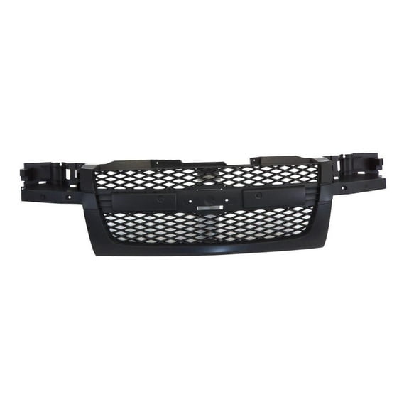 Tomoka Replacement Parts Front Grille Grill Dark Gray Mesh Insert Without Center Molding Bar ( Two Piece Design ) Compatible With Chevrolet Colorado 2004-2012