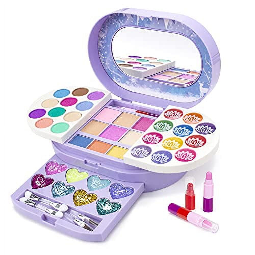 Tomons Kids Makeup Kit for Girl,Mermaid Makeup for Kids,Safe& Non-Toxic  Make Up for Little Girls Gift Kids Child Toddler Toys for Age 3 4 5 6 7 8  10