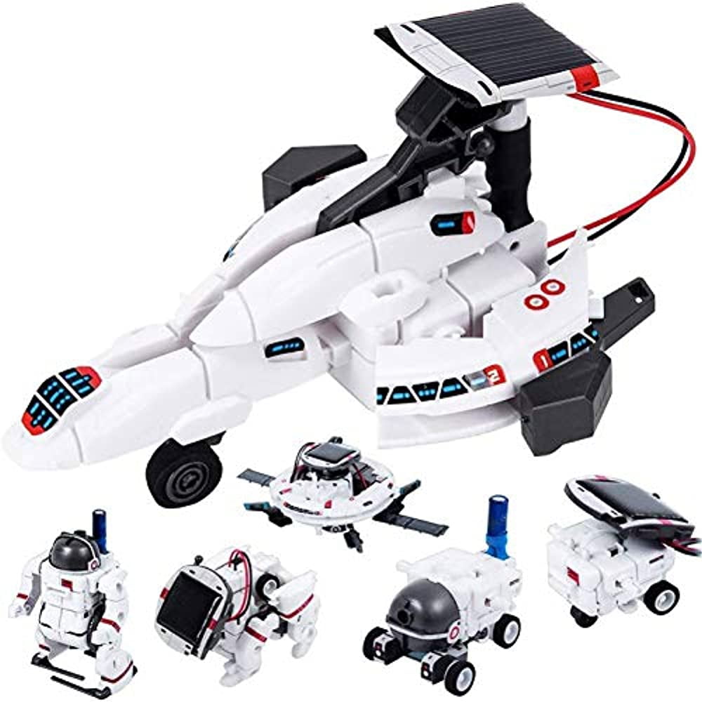 Solar Robot Kit 6-in-1 STEM Space Toys Birthday,Science Kits For