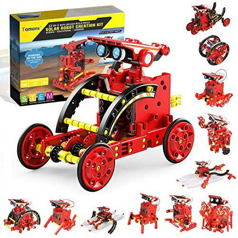 Tomons STEM Toys 6-in-1 Solar Robot Kit Learning Science Building Toys –  Tesla Science Center at Wardenclyffe