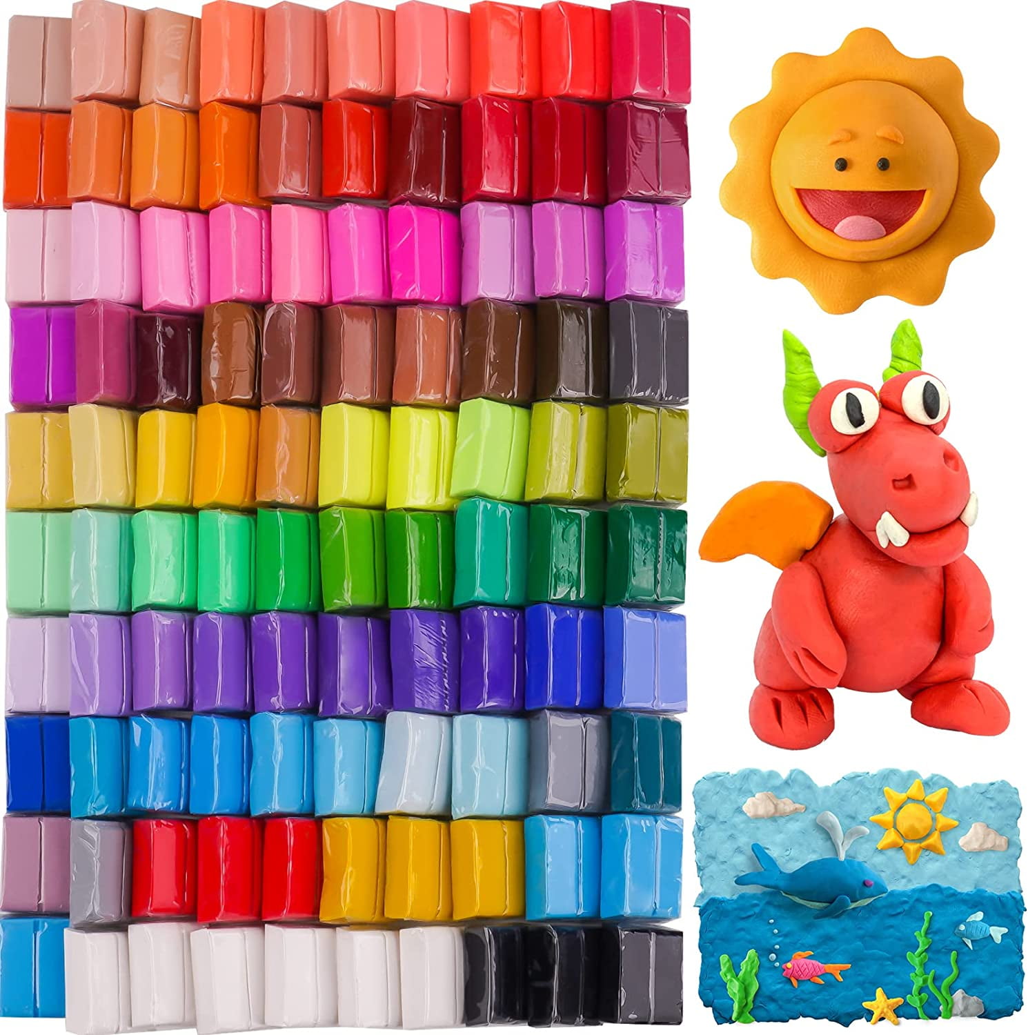 Staedtler FIMO Arcilla polimérica suave – Arcilla para horno para joyería,  esculpir, manualidades, 30 piezas, colores surtidos, 8023 C30 :  : Hogar y Cocina