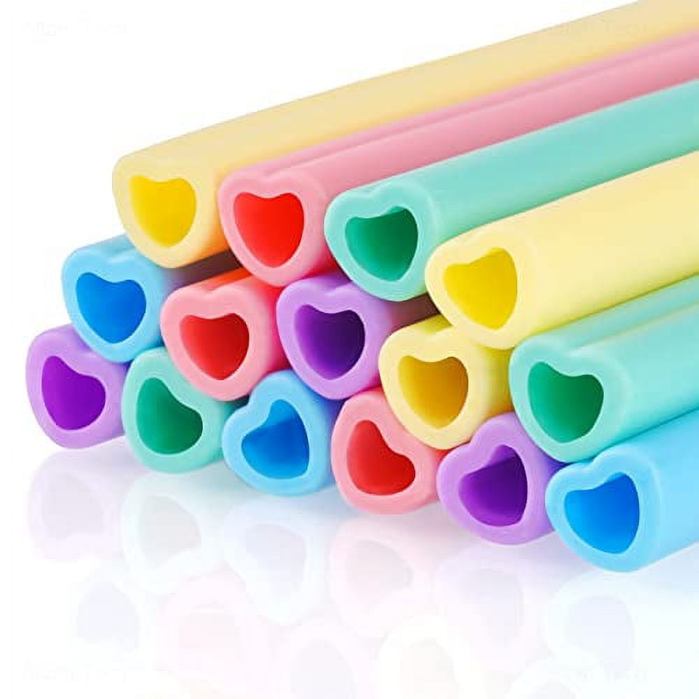 Short Reusable Silicone Straws for Kids Toddler Baby Drinking, Cocktail  Glass, Wine Tumbler, Coffee Mugs, Take and Toss Straw Cup, Small Kids Cups,  8 OZ Mason Jar-BPA Free Flexible 5.5 14 Pack 