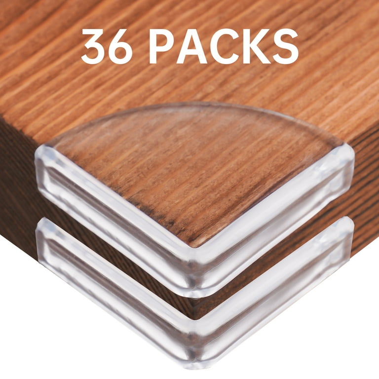 Tomorotec Corner Edge Protector Baby Proofing Table Plastic Corner Guards Clear Edge Guards Corner Cushion for Baby Safety for Furniture Slim Table