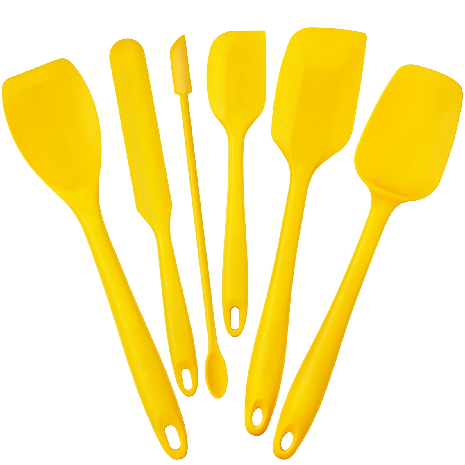 Tomorotec Silicone Spatulas 5Pack Food Grade Flexible Steel Core, Heat