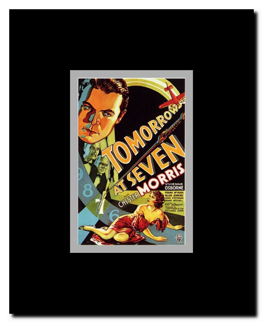 Tomorrow At Seven Framed Movie Poster