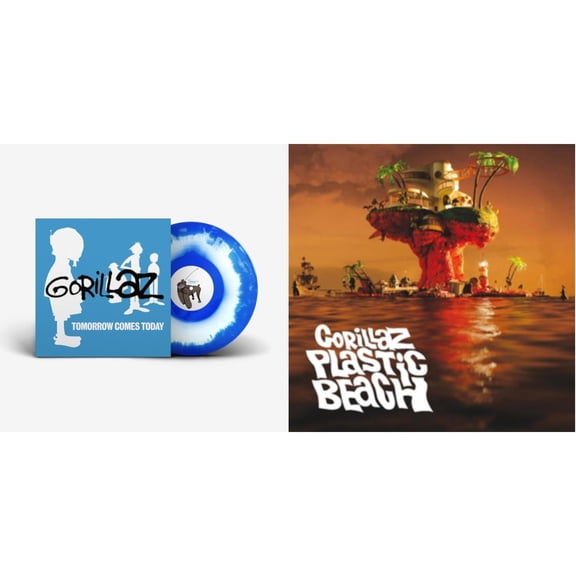 Tomorrow Comes Today Ep (White & Blue Color In Color LP Vinyl) & Plastic Beach