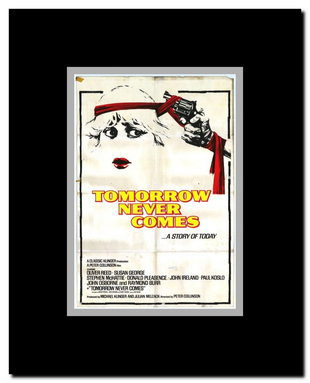Tomorrow Never Comes Framed Movie Poster