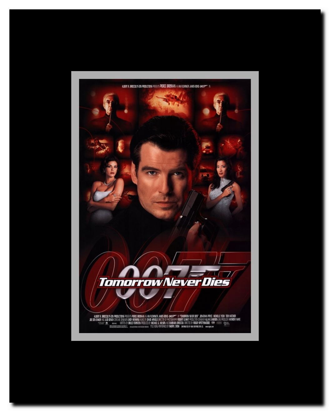 Tomorrow Never Dies Framed Movie Poster