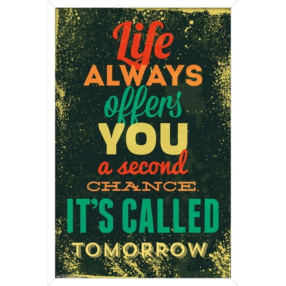 Tomorrow Wall Poster, 14.725" x 22.375", Framed