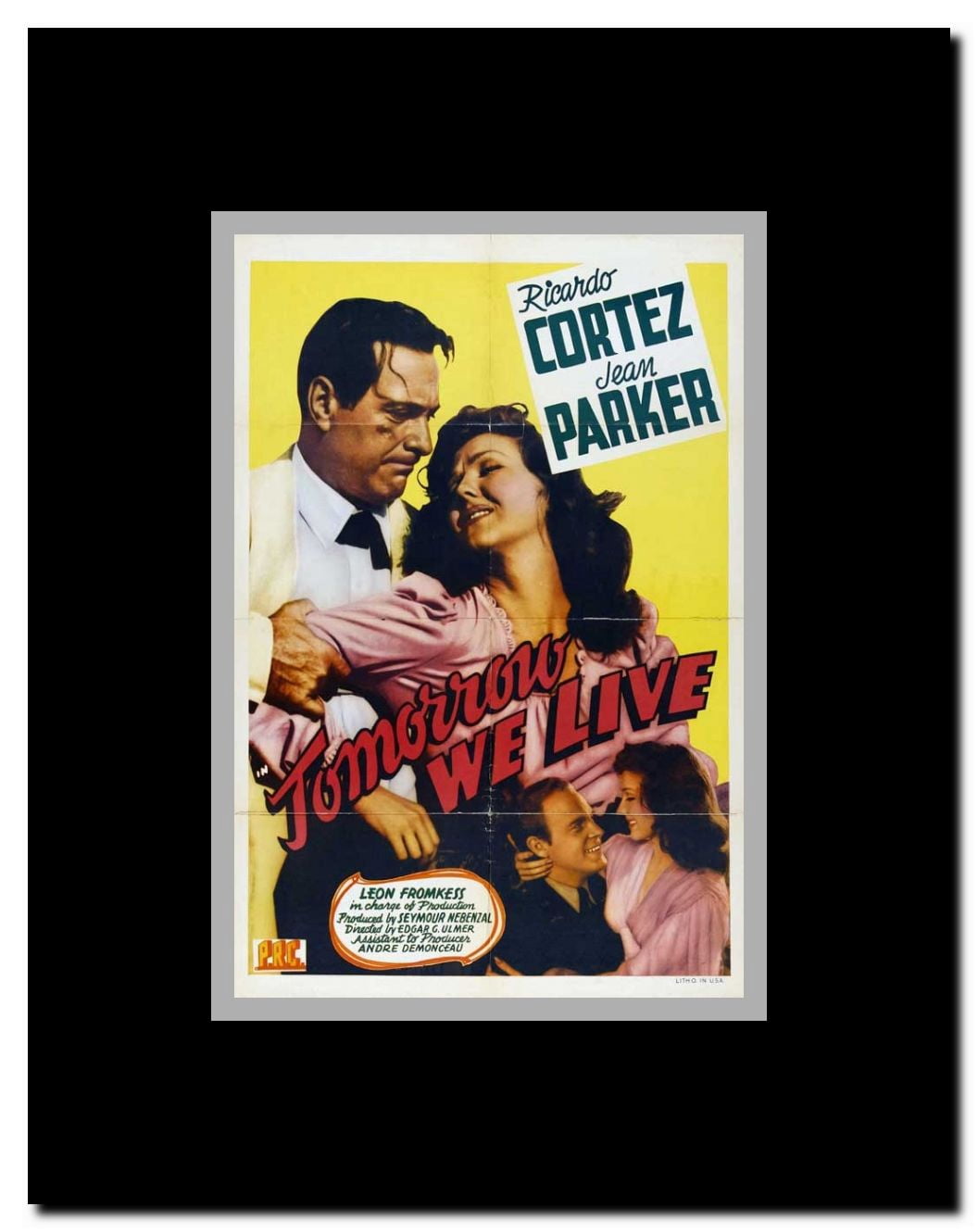 Tomorrow We Live Framed Movie Poster