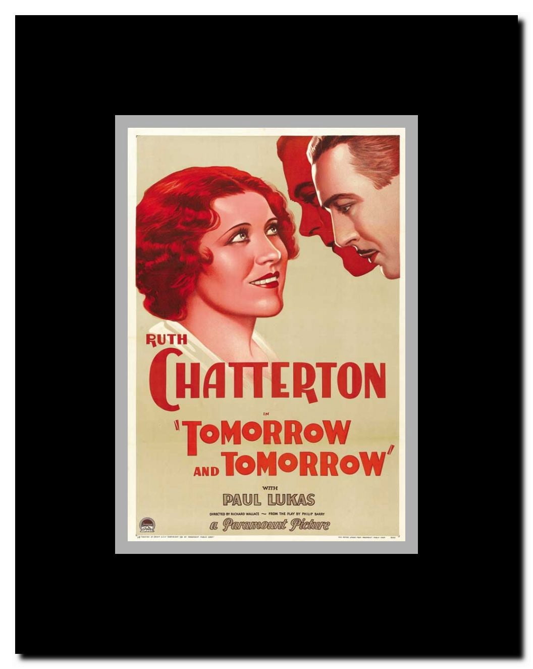Tomorrow and Tomorrow Framed Movie Poster