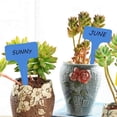 thumbnail image 1 of TomorrowSeeds - Blue T-Shaped Plant Labels - 10+ Count - For 2026 Planting Garden Row Marker Label, 1 of 8