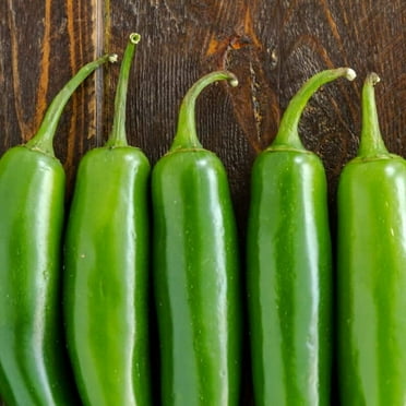 TomorrowSeeds - Serrano Pepper Seeds - 100+ Count - For 2025 Planting 23,000 Scoville Mexican Verde