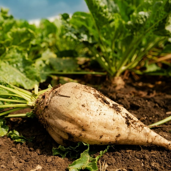 TomorrowSeeds - Sugar Beet Seeds - 200+ Count - For 2025 Planting White Albino Mangel Turnip Garden