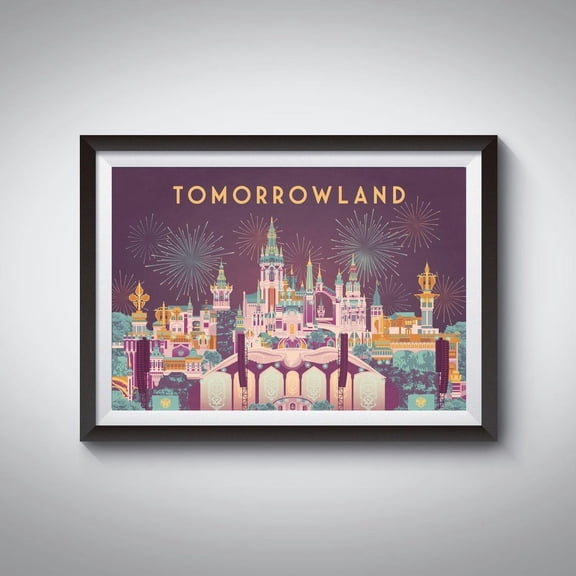 Tomorrowland 2023 EDM Festival Boom Belgium Music Art, Stretched Canvas 8x10in
