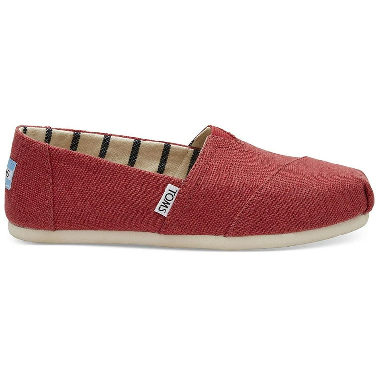Toms 10012649: Women's Red Heritage Classic Alpargata Shoes B