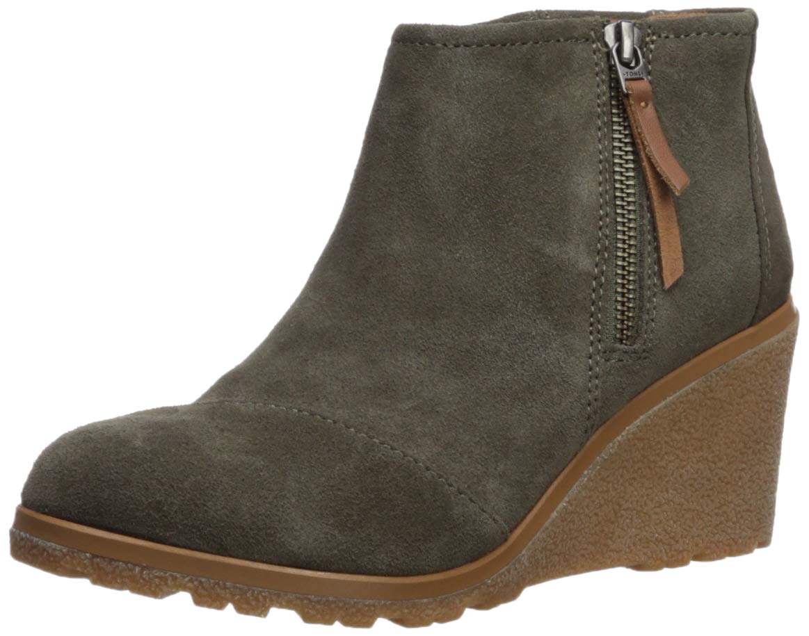 Toms 10014069 Women s Avery Olive Bootie 9 B M US Women Walmart