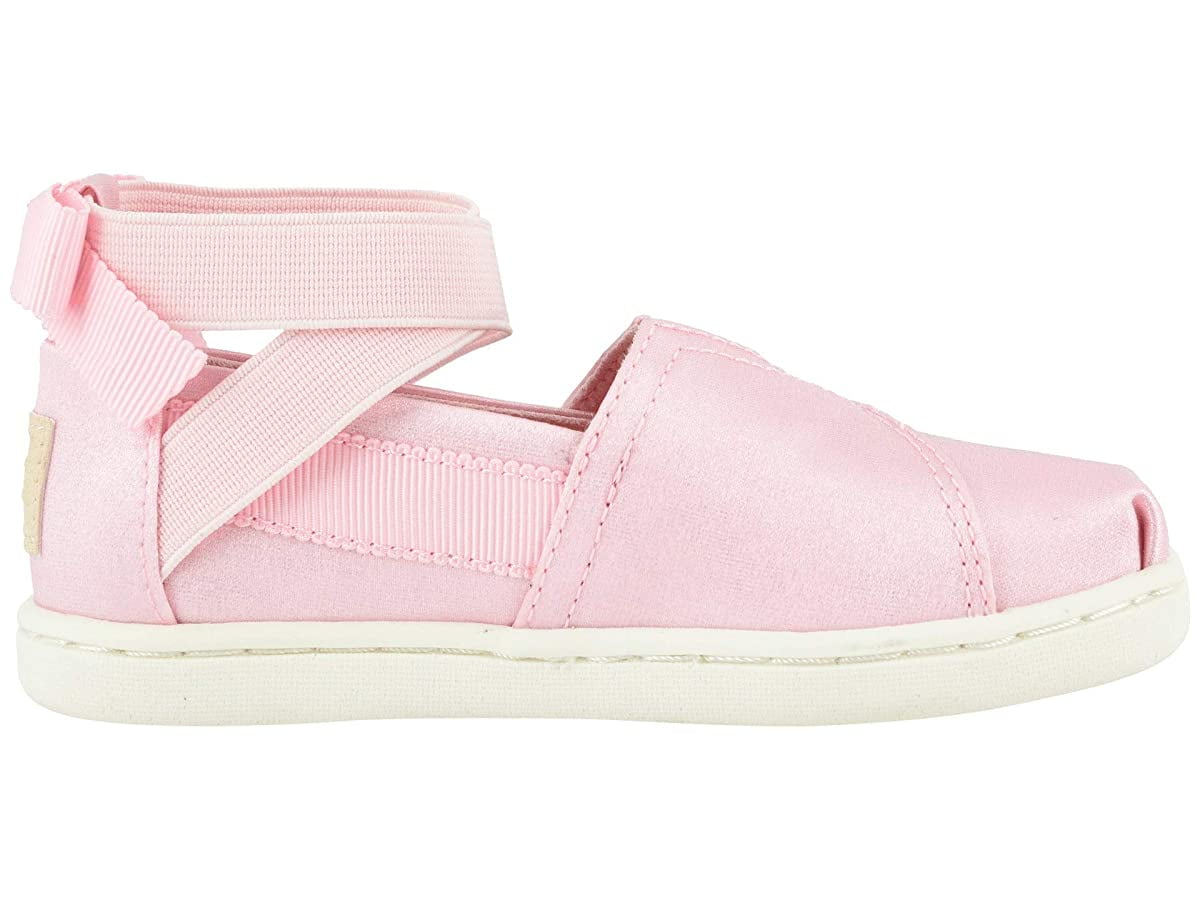Toms Alpargata Kid s Ankle Strap With Bow On Back Ballerina In