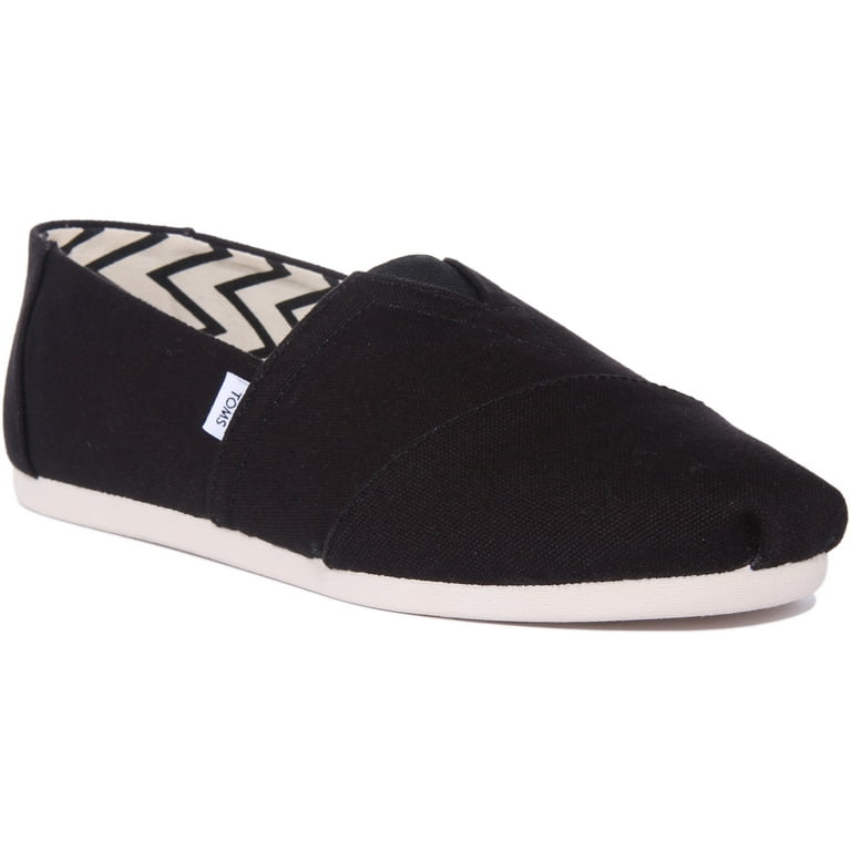 Black toms size 8 outlet