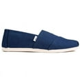 thumbnail image 1 of Toms Alpargata Men's Recycled Cotton Canvas Slip On Trainers In Navy Size 11, 1 of 4