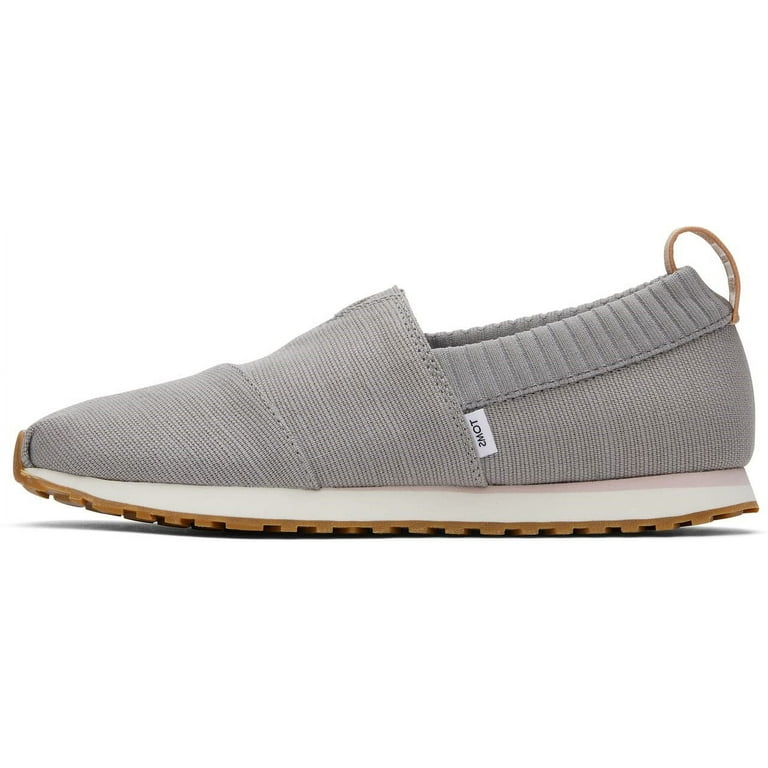 Toms Alpargata Resident Drizzle Grey Slip On Low Top Stretchy