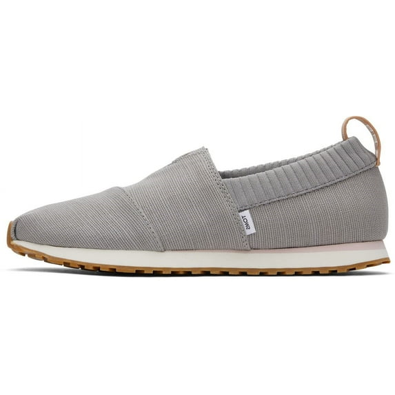 Toms Alpargata Resident Drizzle Grey Slip On Low Top Stretchy Fashion Sneakers (Drizzle Grey Heritage, 7)