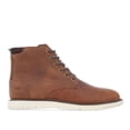 thumbnail image 1 of Toms Hillside Brown Leather Lace Up Waterproof Lightweight Fashion Ankle Boots (Brown, 7), 1 of 4