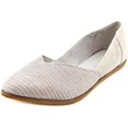 thumbnail image 1 of Toms Jutti Flats Grey Suede Emboss 10006237 Womens 11, 1 of 5