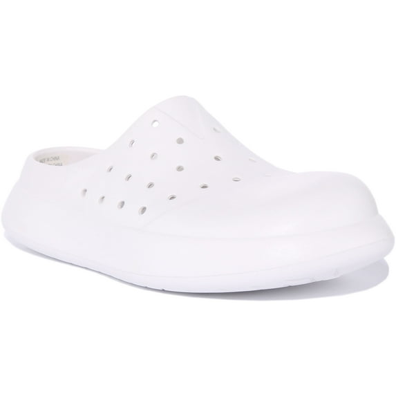 Toms Mallow Molded Unisex Water Resistant Eco EVA Slip On Mule Sandal In White Size M8/W10