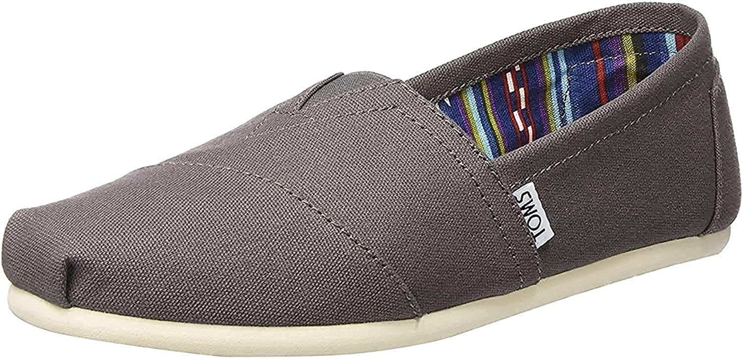 Ash Canvas Toms Canvas Loafers TOMS Women's Ash Canvas Classic In