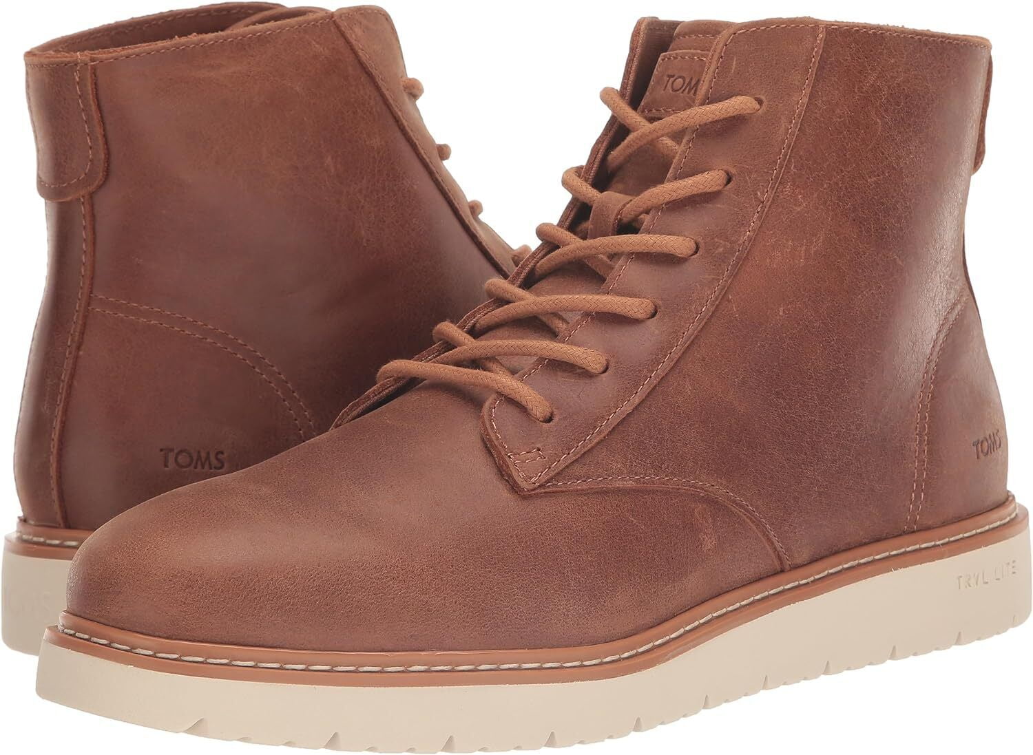 TOMS Navi Mens Green Nubuck Lace Up Chukka Boots - Size 11.5M Olive Green Toms Mens Navi 10014360 Taupe Leather Chukka | Mercari main image 3