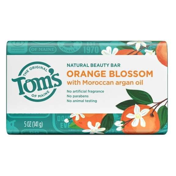 Toms Nat Beauty Bar Orange Blossom 5oz (Pack of 3)