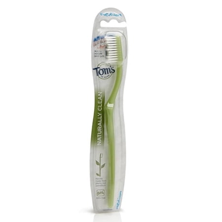 Toms Of Maine Adult Toothbrush Naturally Clean, Medium - 1 Ea, 2 Pack