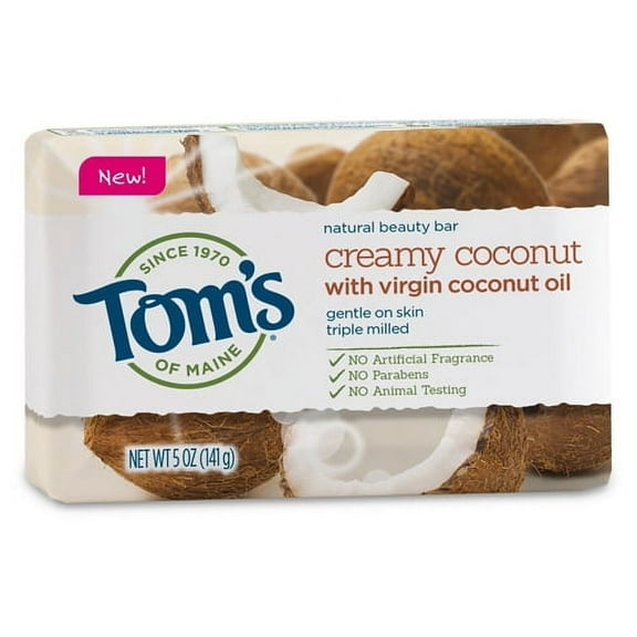 Toms Of Maine Natural Beauty Creamy Coconut With Virgin Coconut Oil, 1 Ea