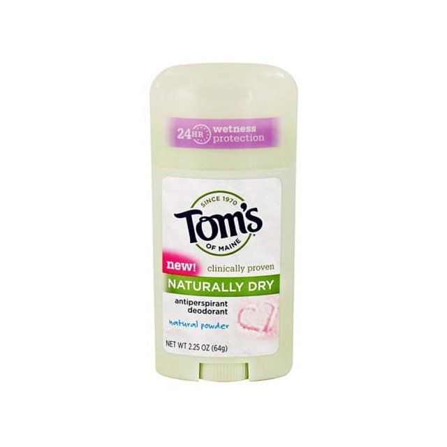 Toms Of Maine Naturally Dry Antiperspirant Deodorant, Natural Powder