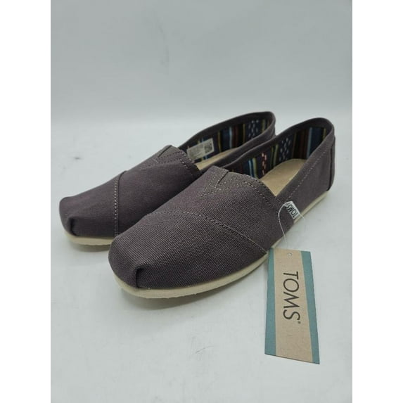 Toms Women's Classic Canvas Ash Ankle-High Slip-On Shoes - 6.5M