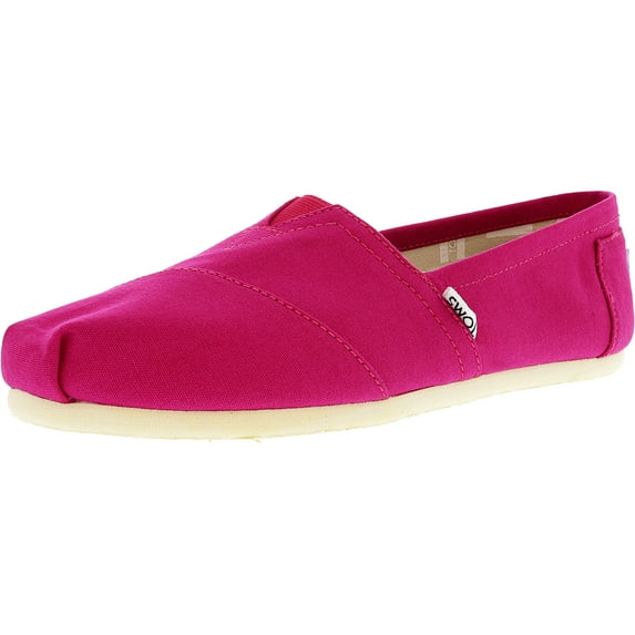 Toms Women's Classic Canvas Fuchsia Ankle-High Flat Shoe - 7M