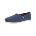 thumbnail image 1 of Toms Women's Classic Canvas Navy Ankle-High Slip-On Shoes - 7M, 1 of 3