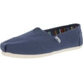 thumbnail image 1 of Toms Women's Classic Canvas Navy Ankle-High Slip-On Shoes - 9.5M, 1 of 3
