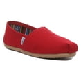 thumbnail image 1 of Toms Women's Classic Canvas Red Ankle-High Slip-On Shoes - 8.5M, 1 of 6