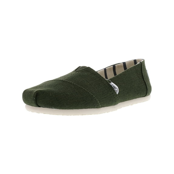 Toms Women's Classic Heritage Canvas Pine Ankle-High Slip-On Shoes - 6.5M
