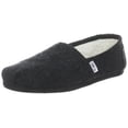 thumbnail image 1 of Toms Women's Classic Wool Black Woolen Low Top Wool Flat Shoe - 6.5M, 1 of 1