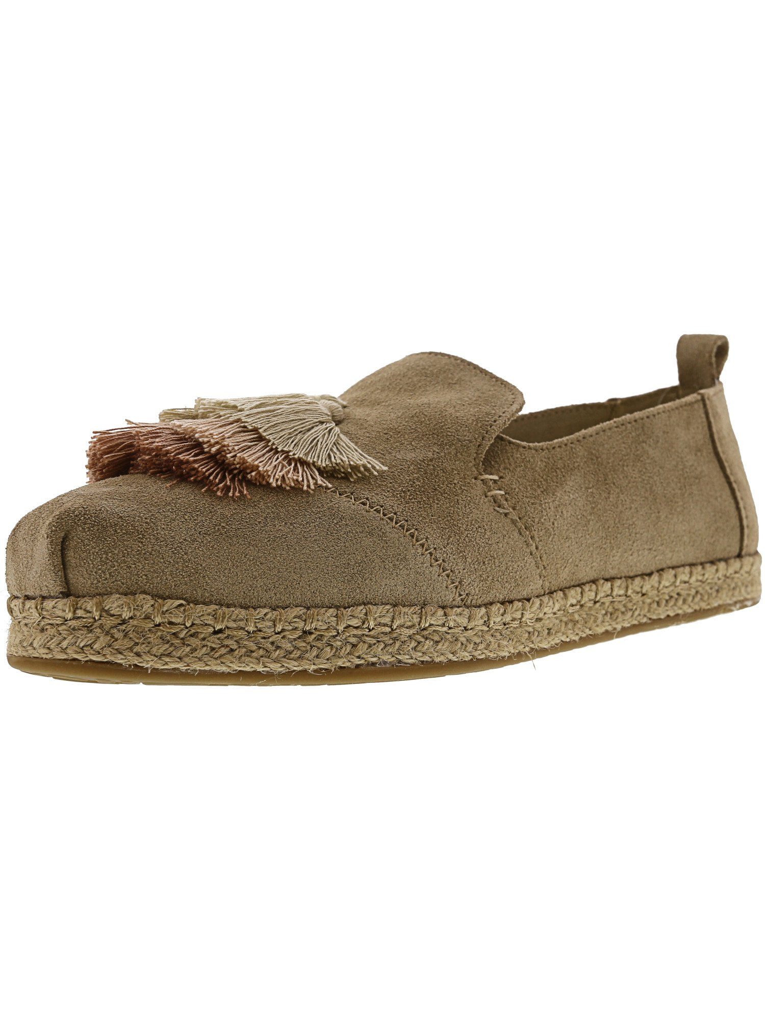 Toms Women s Deconstructed Alpargata Rope Suede Oxford Tan Tassel Ankle High Slip On Shoes 6.5M Walmart