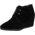 thumbnail image 1 of Toms Women's Desert Wedge Boot Black Suede Ankle-High - 8M, 1 of 3